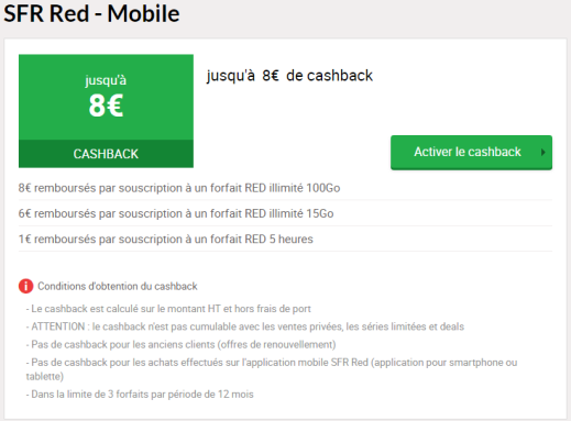 Cashback SFR Red-Mobile